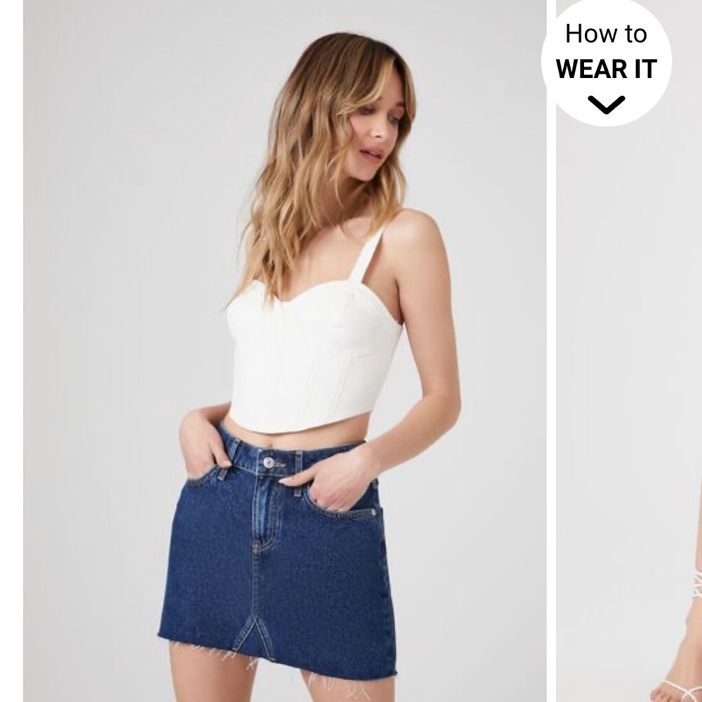 Forever 21 Denim Mini Skirt
